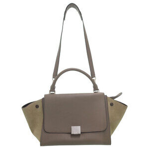 Celine Trapeze Tricolor Handbag Shoulder Bag